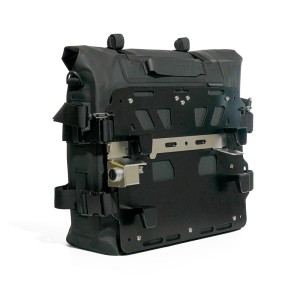 Bolsa lateral khali tpu de 35l - 45l + placa de aluminio izquierda bmw r1300gs adv