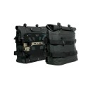 Dos alforjas laterales khali tpu de 35l - 45l + par de placas de aluminio bmw r1300gs adv