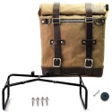 Alforja lateral scram en canvas 22l-30l + subchasis double ninet