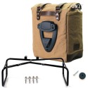 Alforja lateral scram en canvas 22l-30l + subchasis double ninet