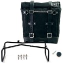 Alforja lateral scram en canvas 22l-30l + subchasis double ninet