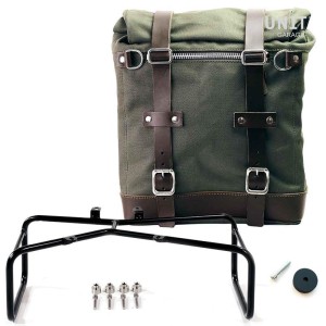 Alforja lateral scram en canvas 22l-30l + subchasis double ninet