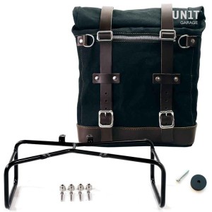 Alforja lateral scram en canvas 22l-30l + subchasis double ninet