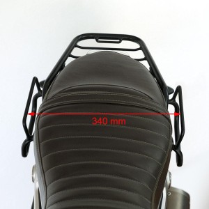 Alforja lateral scram en canvas 22l-30l + ninet simétrica double frame