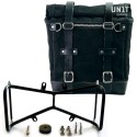 Alforja lateral scram en canvas 22l-30l + ninet simétrica double frame