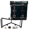Alforja lateral scram en canvas 22l-30l + ninet simétrica double frame