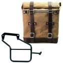 Bolsa lateral scram en canvas 22l-30l + aprilia tuareg 660 bastidor derecho