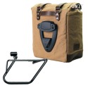 Alforja lateral scram en canvas 22l-30l + marco derecho bmw ce 04