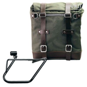 Alforja lateral scram en canvas 22l-30l + marco derecho bmw ce 04