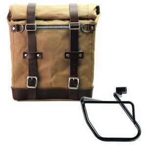 Alforja lateral scram en canvas 22l-30l + marco izquierdo bmw ce 04