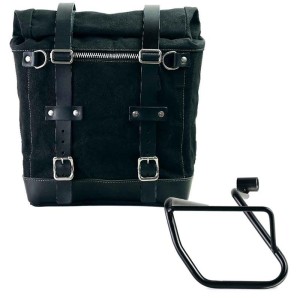 Alforja lateral scram en canvas 22l-30l + marco izquierdo bmw ce 04