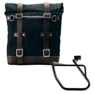 Alforja lateral scram en canvas 22l-30l + marco izquierdo bmw ce 04