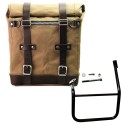 Alforja lateral scram en lona 22l-30l + bastidor izquierdo caballero