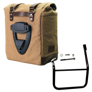 Alforja lateral scram en lona 22l-30l + bastidor izquierdo caballero