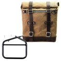 Alforja lateral scram en canvas 22l-30l + subchasis ducati scrambler