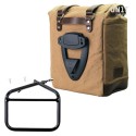 Alforja lateral scram en canvas 22l-30l + subchasis ducati scrambler