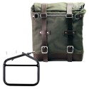 Alforja lateral scram en canvas 22l-30l + subchasis ducati scrambler