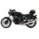 Alforja lateral scram en canvas 22l-30l + subchasis izquierdo guzzi v7