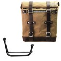 Alforja lateral scram en canvas 22l-30l + subchasis derecho guzzi v85 tt