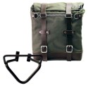 Alforja lateral scram en lona 22l-30l + subchasis derecho husqvarna 200 (2020 en adelante)