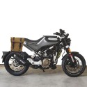 Alforja lateral scram canvas 22l-30l + subchasis derecho husqvarna 401 (2020 en adelante)
