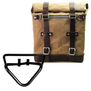 Alforja lateral scram canvas 22l-30l + subchasis derecho husqvarna 401 (2020 en adelante)