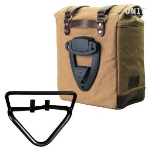 Alforja lateral scram canvas 22l-30l + subchasis derecho husqvarna 401 (2020 en adelante)