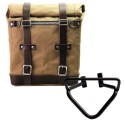 Alforja lateral scram canvas 22l-30l + subchasis izquierdo husqvarna 401 (2020 hasta ahora)