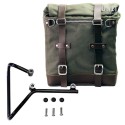 Alforja lateral scram en canvas 22l-30l + marco husqvarna svartpilen 701