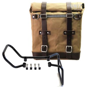 Alforja lateral scram en canvas 22l-30l + cuadro husqvarna vitpilen 701