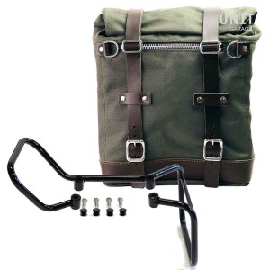 Alforja lateral scram en canvas 22l-30l + cuadro husqvarna vitpilen 701