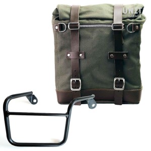 Alforja lateral scram en lona 22l-30l + marco mash derecha