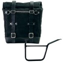 Alforja lateral scram en lona 22l-30l + subchasis pan america 1250 izquierdo