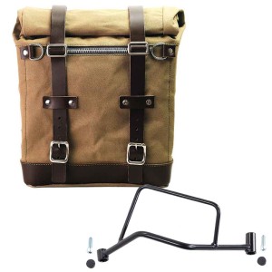 Alforja lateral scram en lona 22l-30l + subchasis izquierdo r 1200 r lc