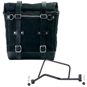 Alforja lateral scram en lona 22l-30l + subchasis izquierdo r 1200 r lc