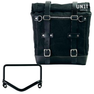 Alforja lateral scram 22l-30l en lona + marco r18 para escape fishtail