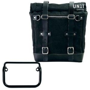Sidebag scram en lona 22l-30l + chasis r18 para tubo de escape recto