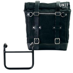 Sidebag scram en lona 22l-30l + chasis r18 para tubo de escape recto