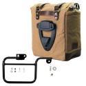 Alforja lateral scram en lona 22l-30l + subchasis serie k