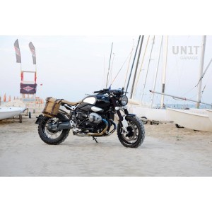 Alforja lateral scram en canvas 22l-30l + subchasis serie ninet