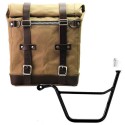 Alforja lateral scram en lona 22l-30l + subchasis izquierdo triumph speed twin 900 (2025 en adelante)