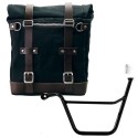 Alforja lateral scram en lona 22l-30l + subchasis izquierdo triumph speed twin 900 (2025 en adelante)