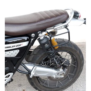 Alforja lateral scram en lona 22l-30l + subchasis izquierdo triumph scrambler 1200 xc_xe (2019 en adelante)