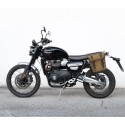 Alforja lateral scram en lona 22l-30l + subchasis izquierdo triumph scrambler 1200 xc_xe (2019 en adelante)