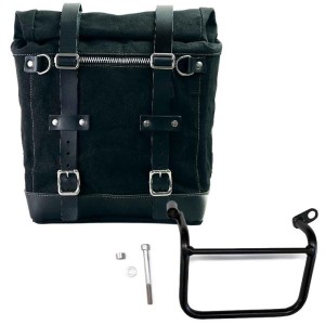 Alforja lateral scram en lona 22l-30l + subchasis izquierdo triumph scrambler 1200 xc_xe (2019 en adelante)