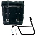 Alforja lateral scram en lona 22l-30l + subchasis izquierdo triumph street serie 900 (2017 hasta ahora)