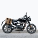 Alforja lateral scram canvas 22l-30l + subchasis derecho triumph speed twin 1200 (2019 up)