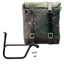 Alforja lateral scram canvas 22l-30l + subchasis derecho triumph speed twin 1200 (2019 up)