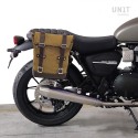 Alforja lateral scram en lona 22l-30l + subchasis derecho triumph street twin-speed twin 900 (2016 hasta ahora)