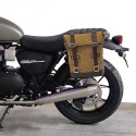 Alforja lateral scram en lona 22l-30l + subchasis izquierdo triumph street twin-speed twin 900 (2016 hasta ahora)